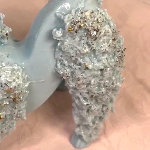 Rare MCM Spaghetti Poodle Figurines Attributed to Lefton 1950s Japan - Picture 10 of 12